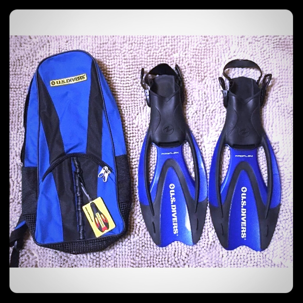 US Divers Proflex Flippers S 4-7